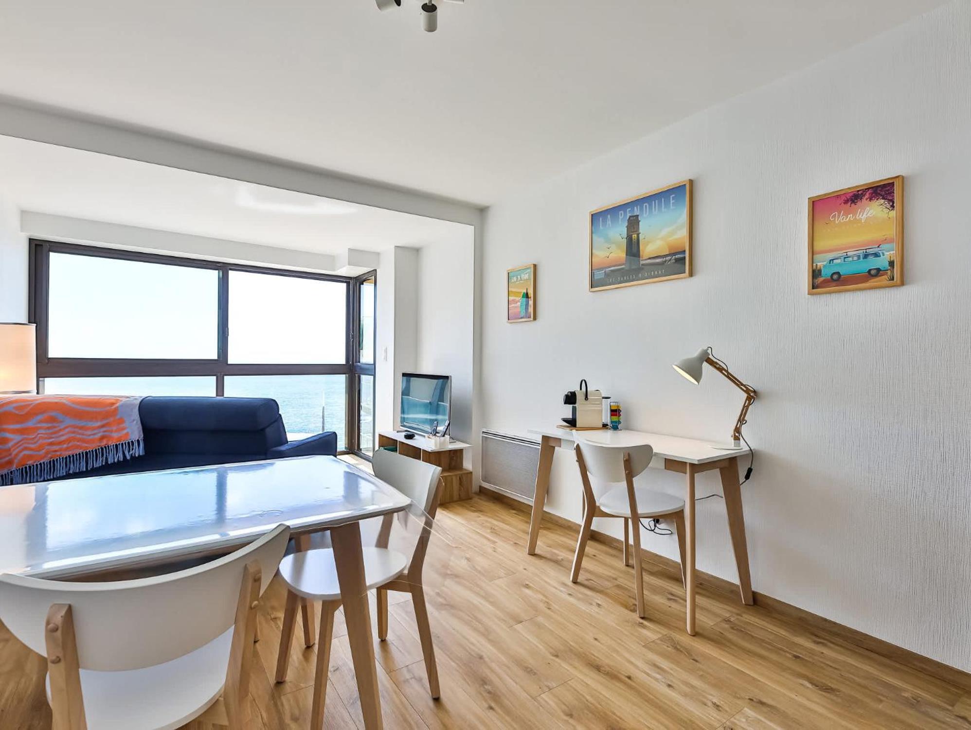 Appartement Au Pied De La Plage, Vue Imprenable Sur La Mer Les Sables-dʼOlonne Екстериор снимка