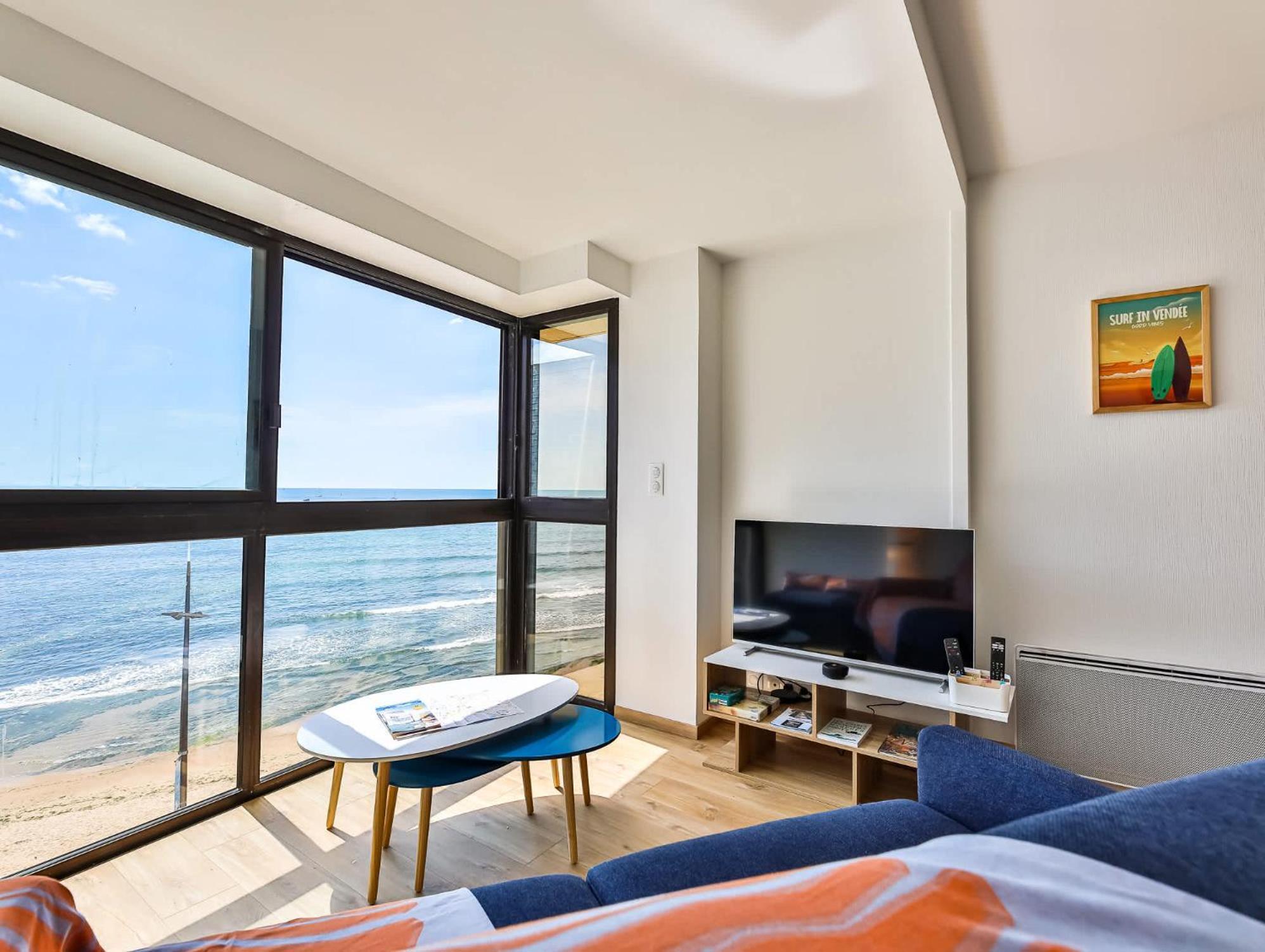 Appartement Au Pied De La Plage, Vue Imprenable Sur La Mer Les Sables-dʼOlonne Екстериор снимка